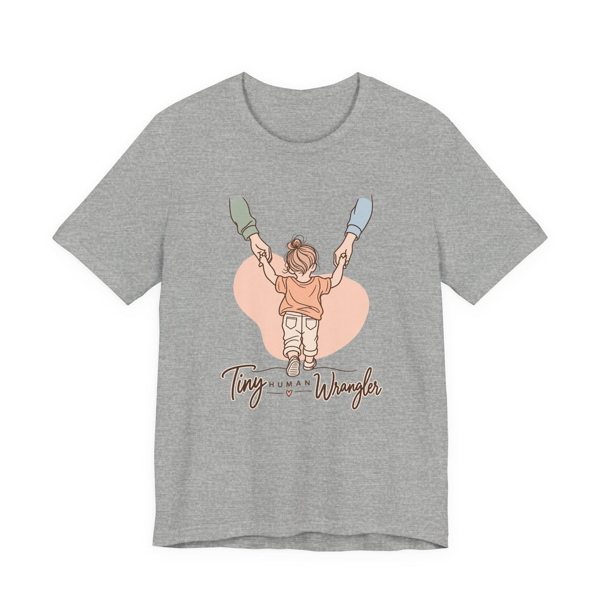 Tiny Human Wrangler Funny Parent T-Shirt