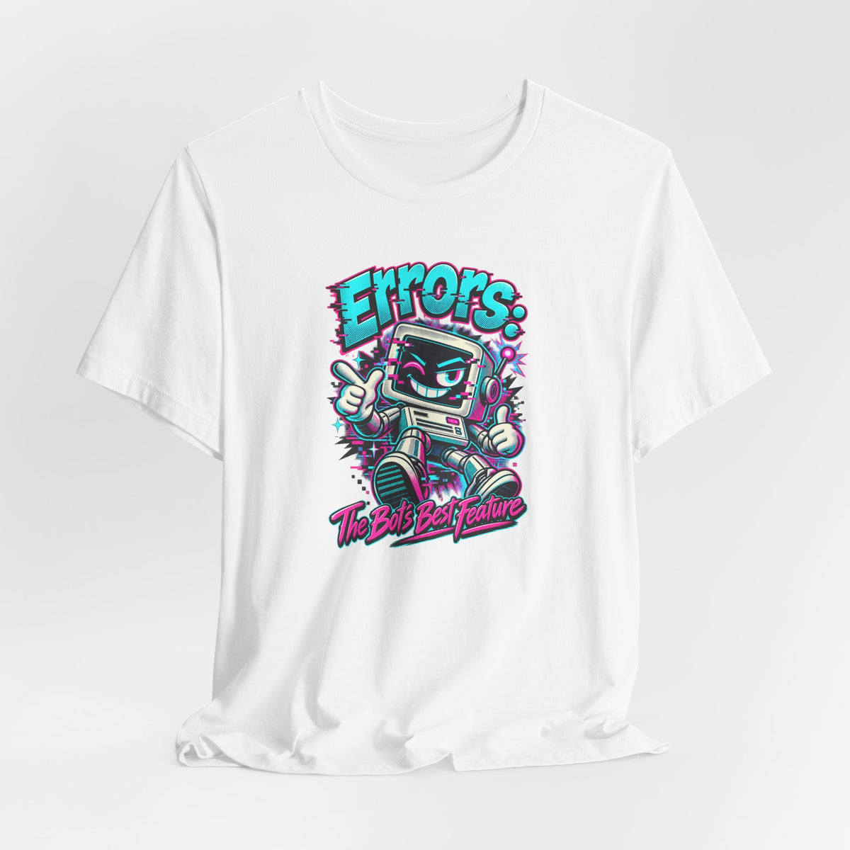 "Errors: The Bot’s Best Feature" Funny Programmer T-Shirt