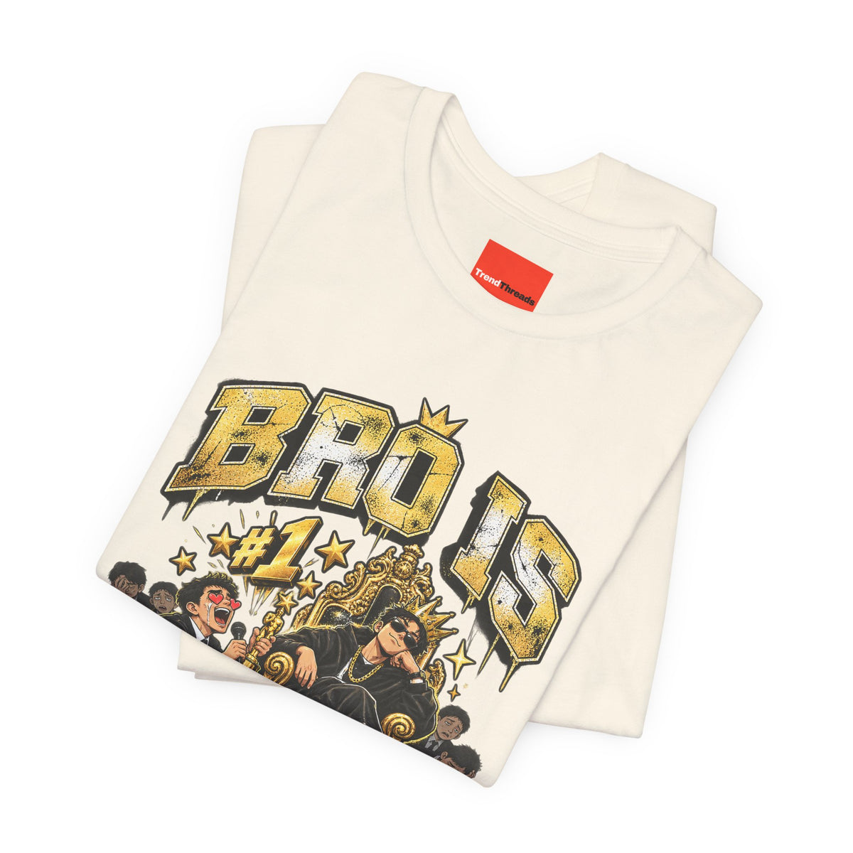 BRO IS GLAZING Funny Streetwear T-Shirt