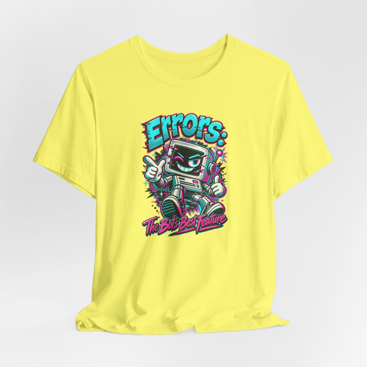 "Errors: The Bot’s Best Feature" Funny Programmer T-Shirt