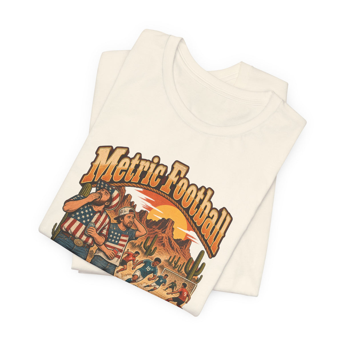 Metric Football Funny Western Ranch T-Shirt