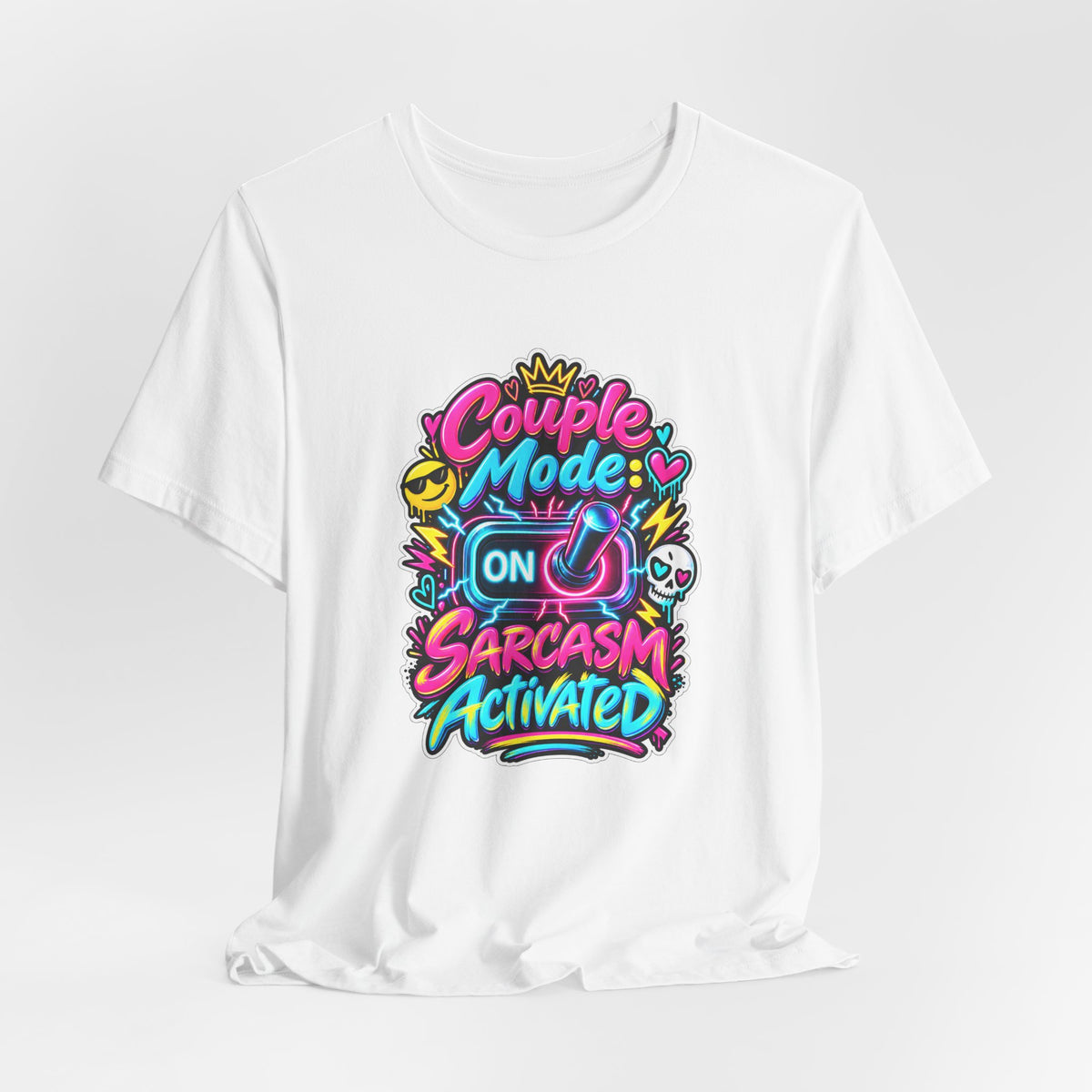 Couple Mode: Sarcasm Activated Funny Couples T-Shirt