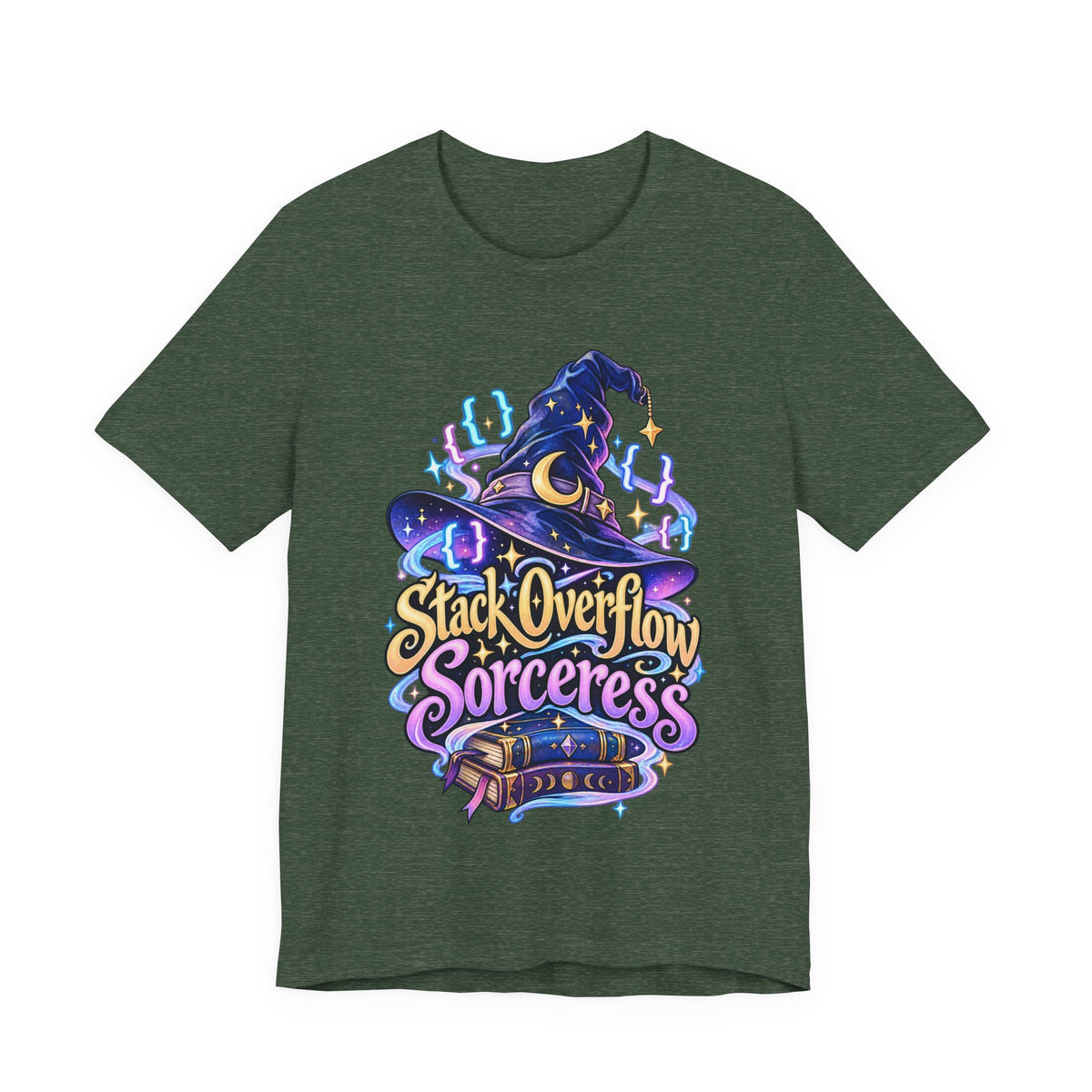 Stack Overflow Sorceress Funny Programmer T-Shirt