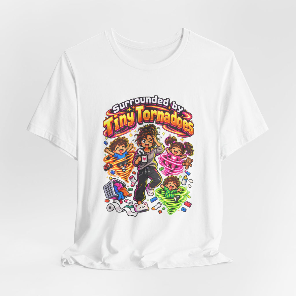 Surrounded by Tiny Tornadoes Funny Parent T-Shirt