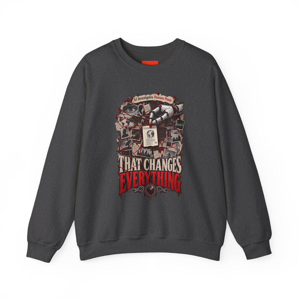 AI Investigates, Humans Panic Funny Programmer Sweatshirt