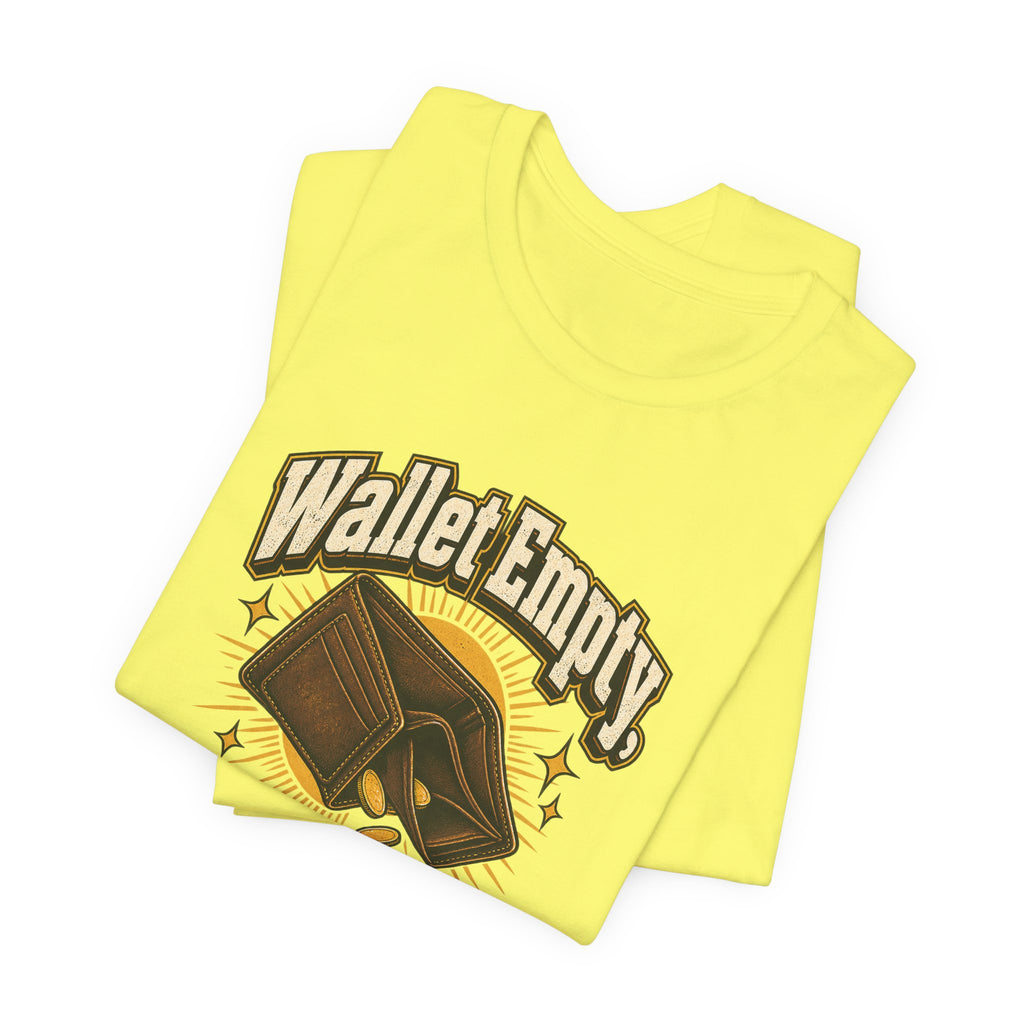 Wallet Empty, Hope Full Funny Cryptocurrency Investor T-Shirt