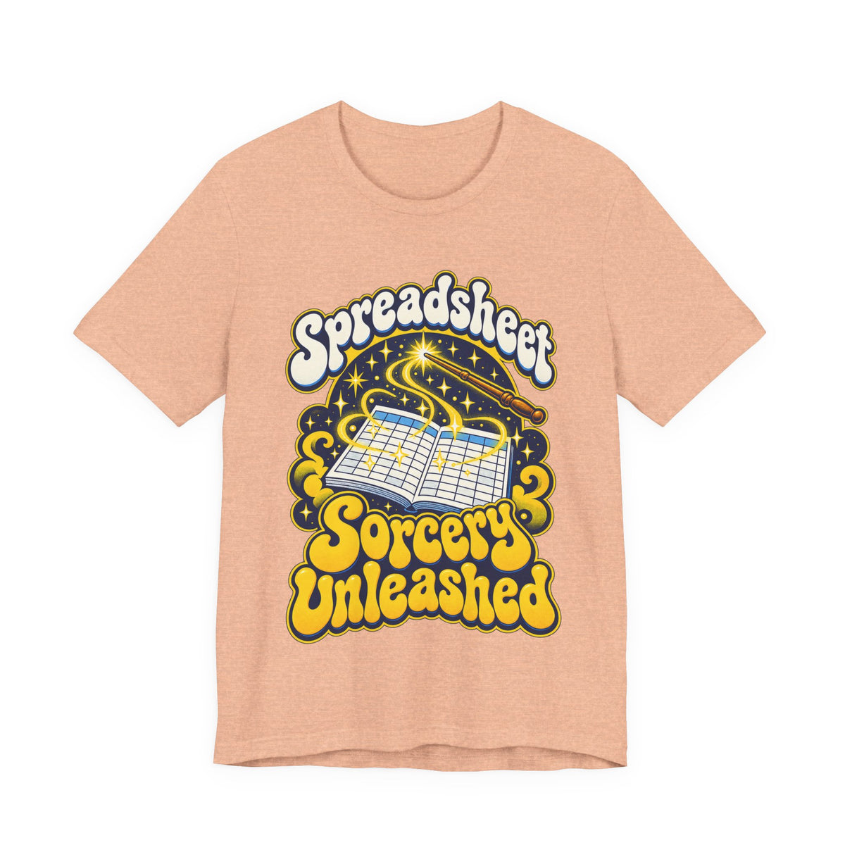 Spreadsheet Sorcery Unleashed Funny Office Humor T-Shirt