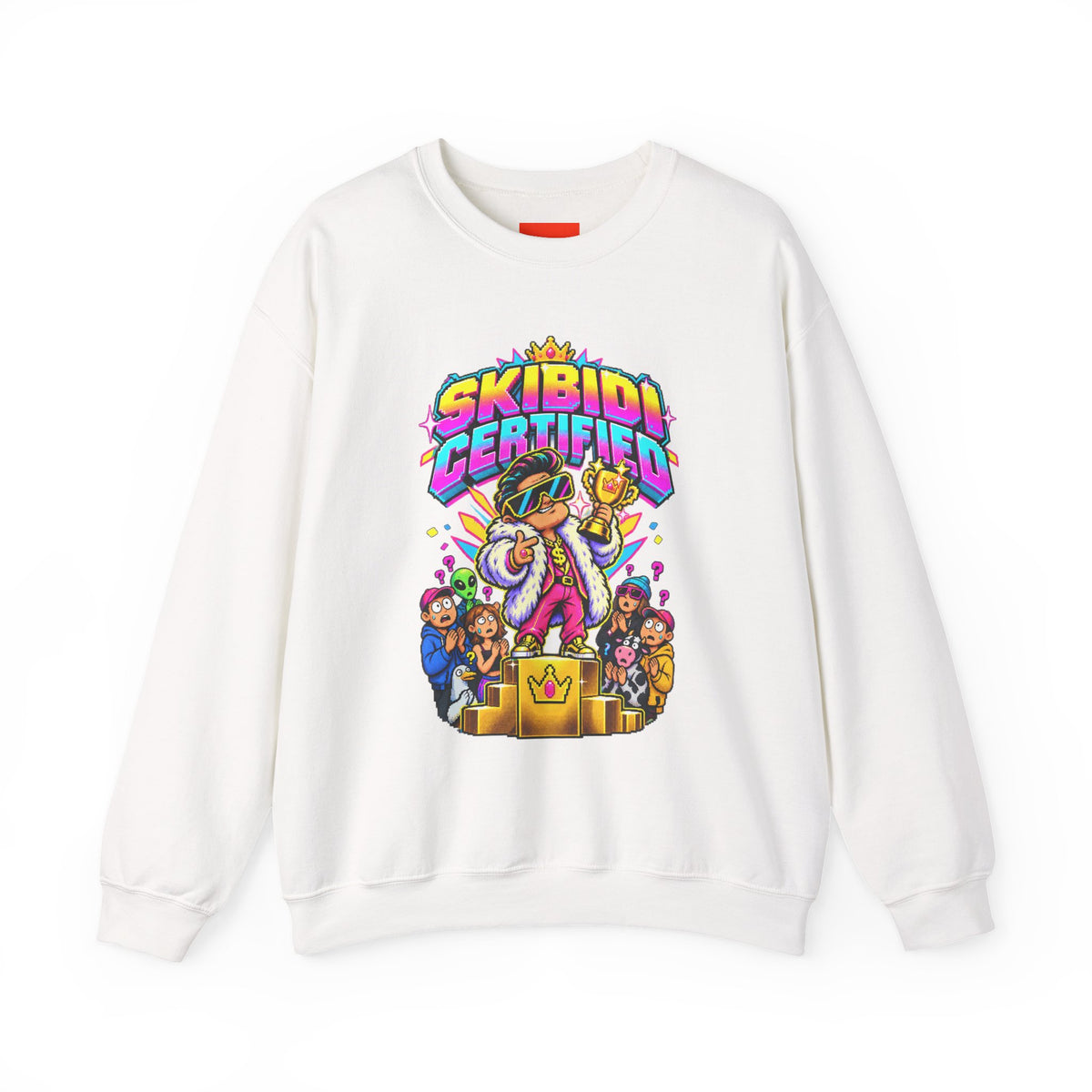 SKIBIDI CERTIFIED Funny Y2K Sweatshirt