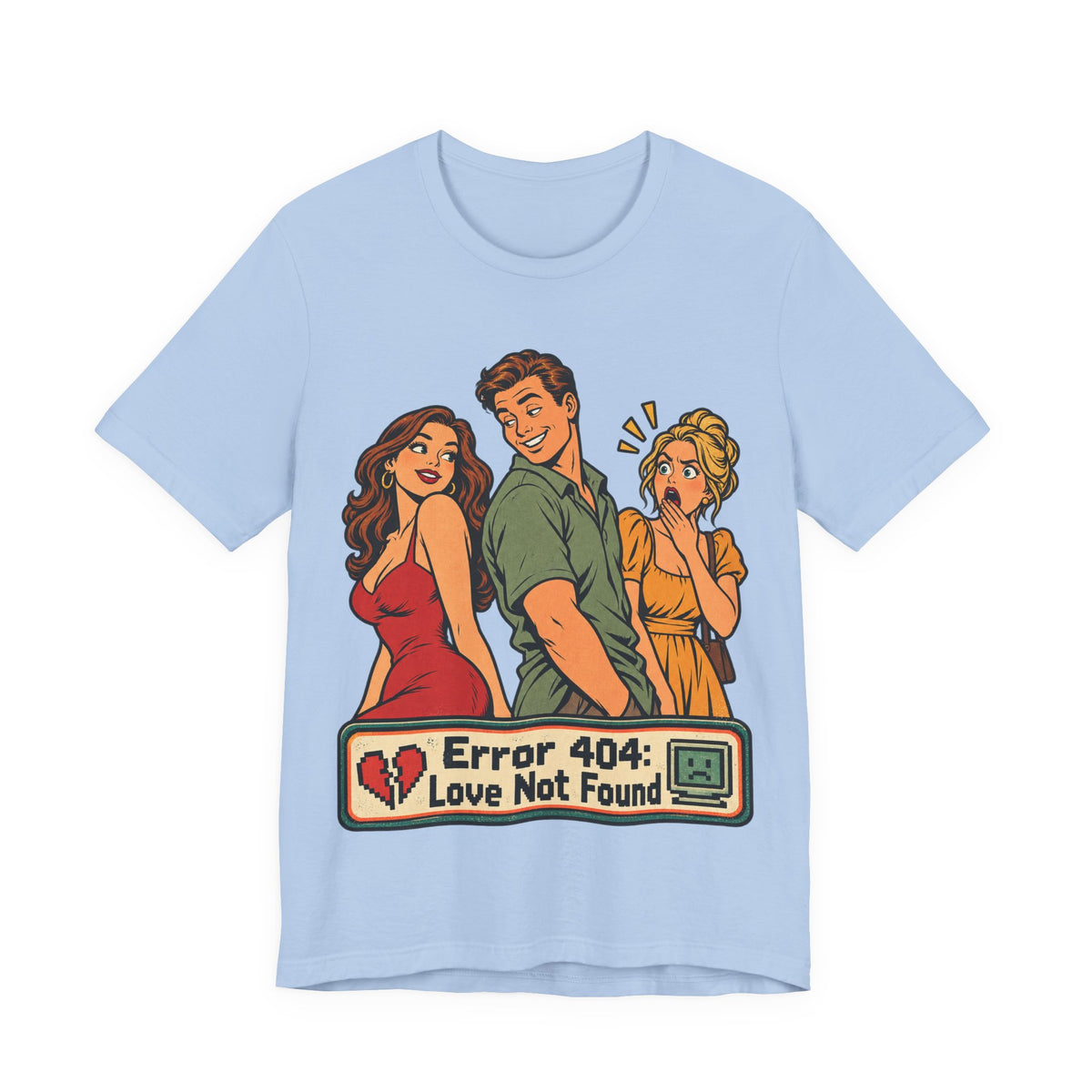 Error 404: Love Not Found Funny Programmer T-Shirt