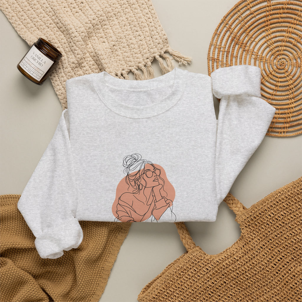 Low Effort, High Style Funny Minimalist Sweatshirt