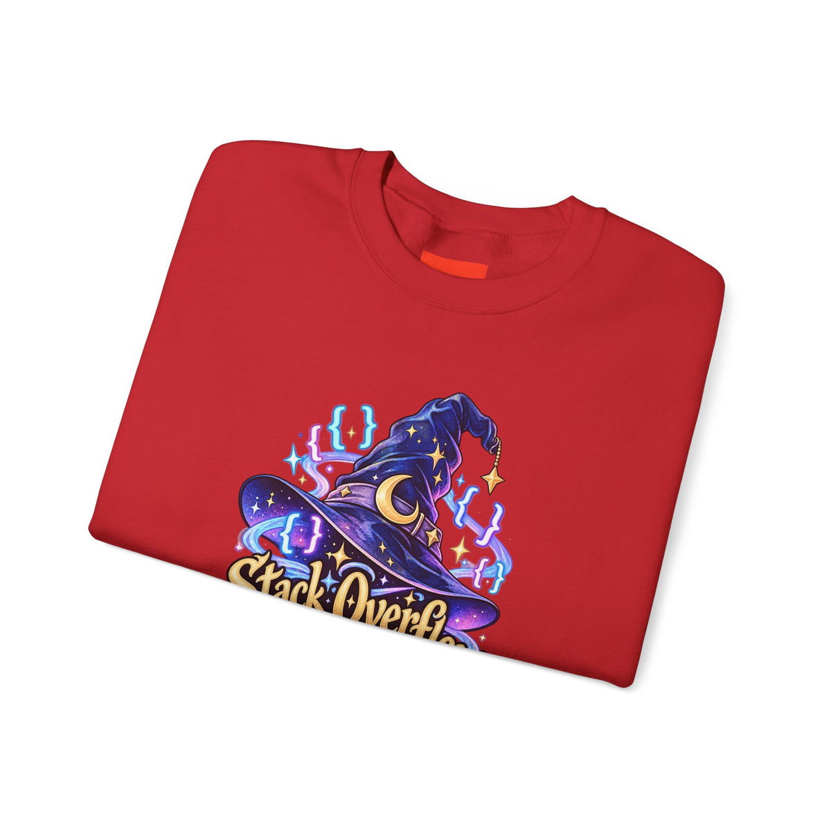 Stack Overflow Sorceress Funny Programmer Sweatshirt
