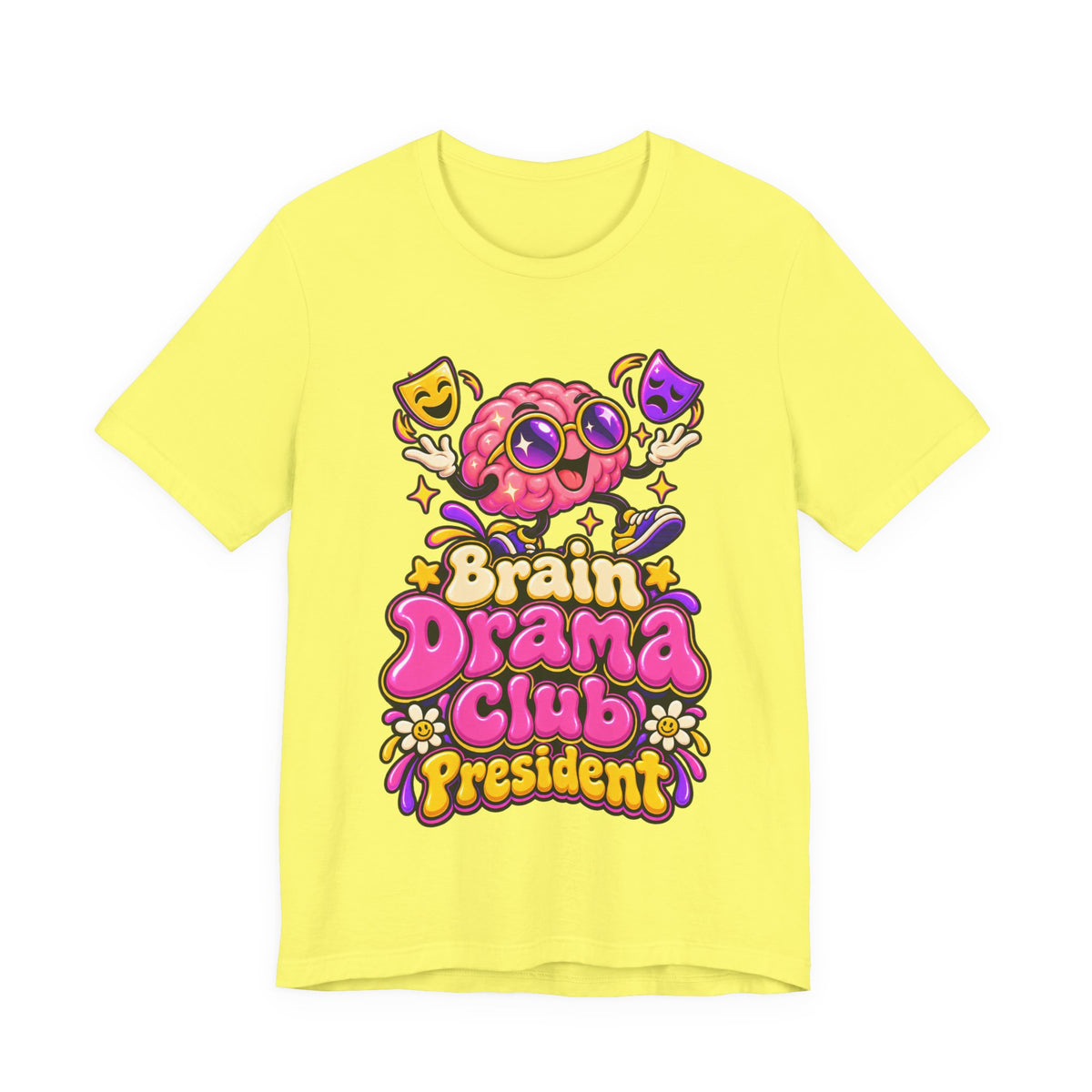 Brain Drama Club President Funny Y2K T-Shirt