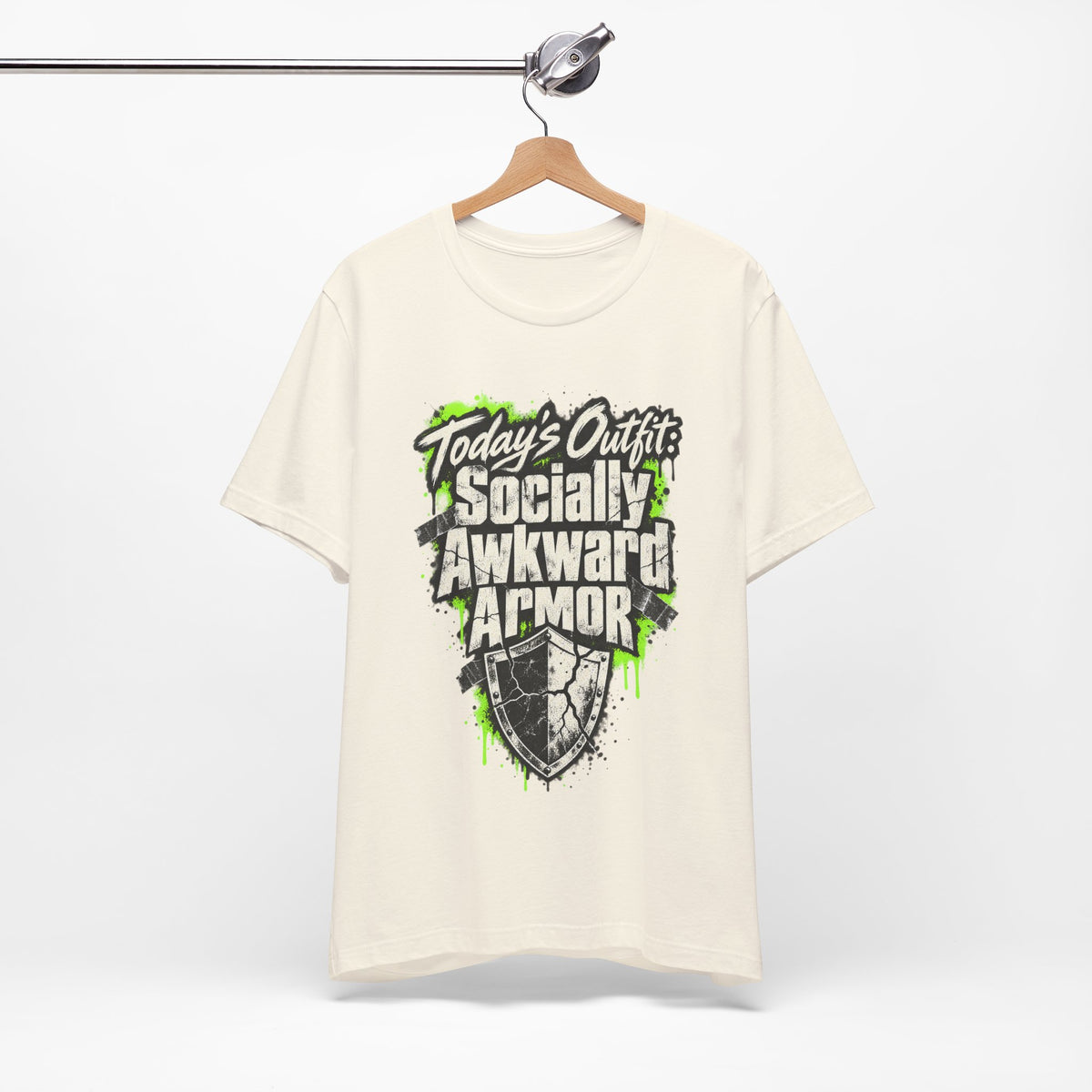Today’s Outfit: Socially Awkward Armor Funny Introvert T-Shirt