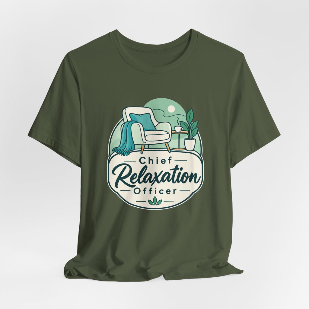 Chief Relaxation Officer Funny Office T-Shirt