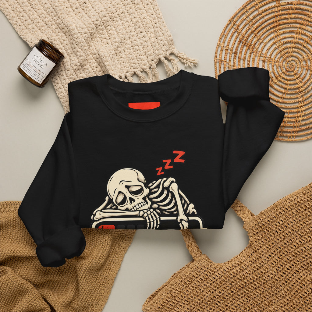 Low Battery, Mind Shutting Down Funny Self-Deprecating Sweatshirt