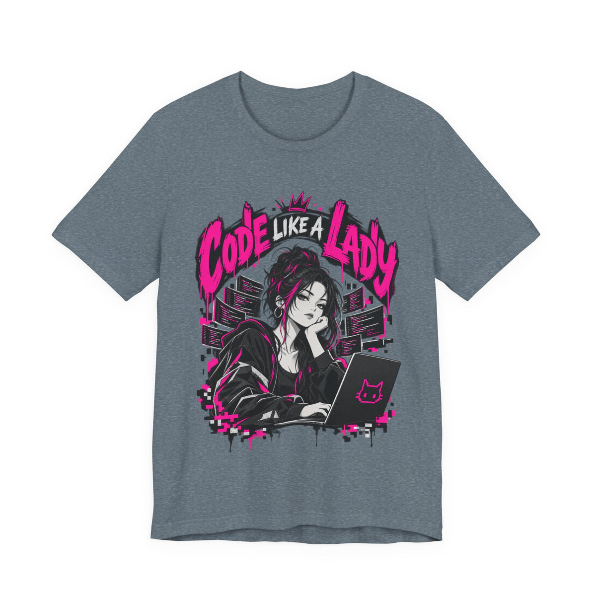 Code Like A Lady Funny Programmer T-Shirt