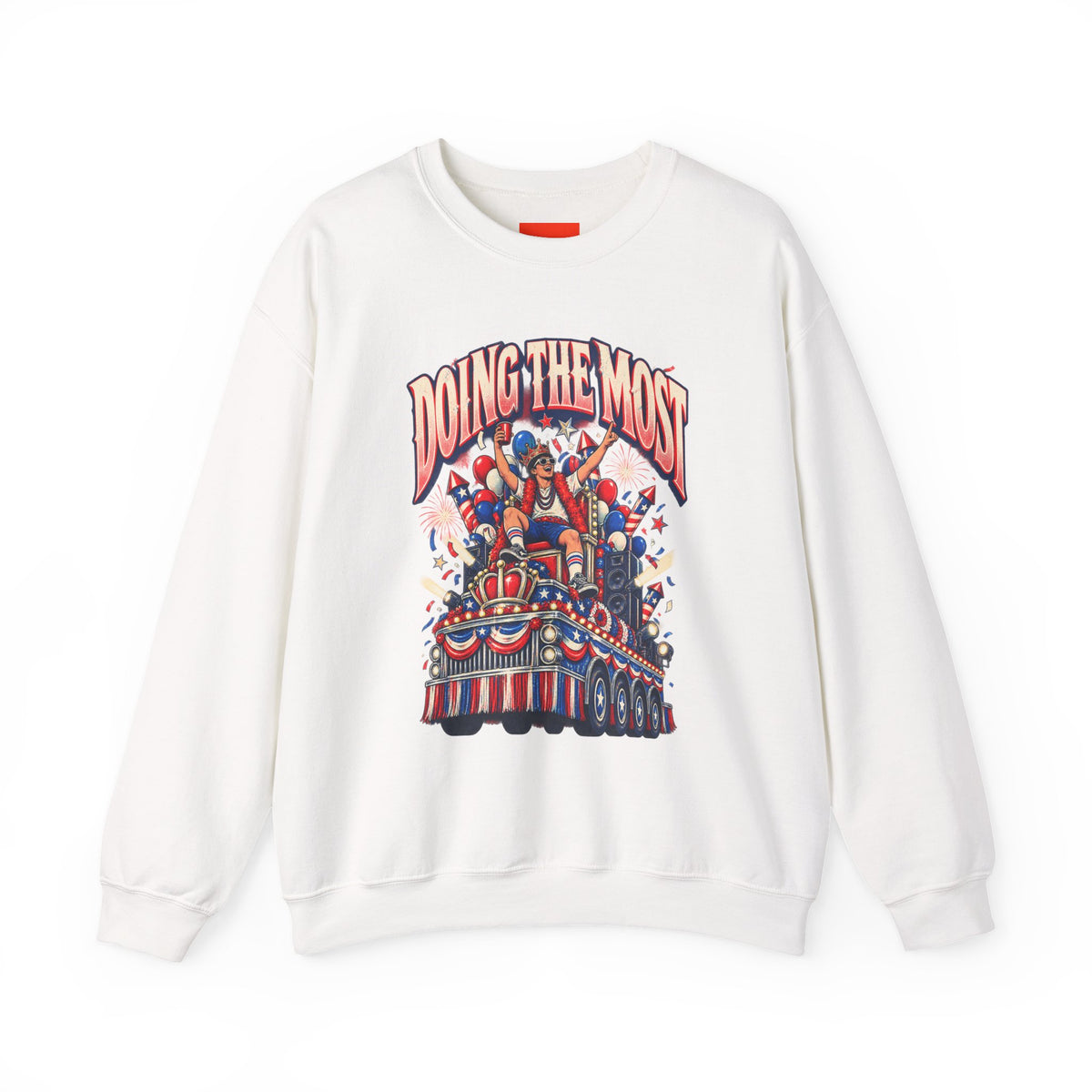 DOING THE MOST Funny Retro Vintage Sweatshirt