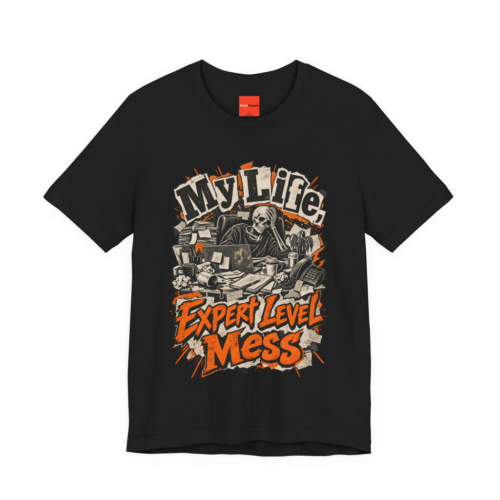 My Life, Expert Level Mess Funny Parenting T-Shirt