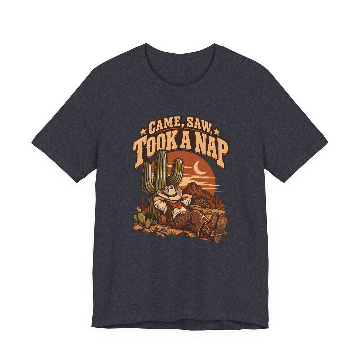 Came, Saw, Took A Nap Funny Self-Deprecating T-Shirt