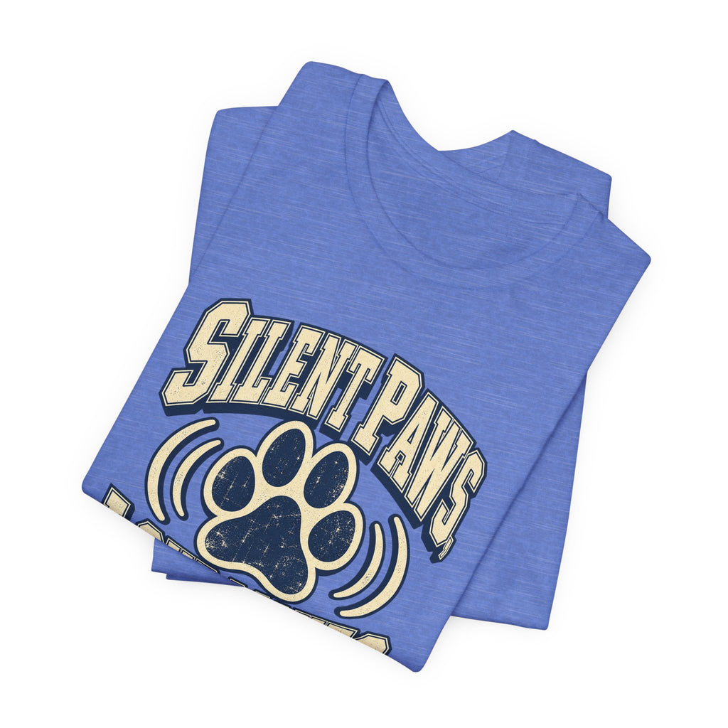 Silent Paws, Loud Moves Funny Cat Lover T-Shirt