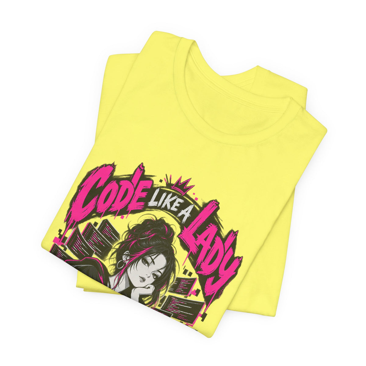 Code Like A Lady Funny Programmer T-Shirt