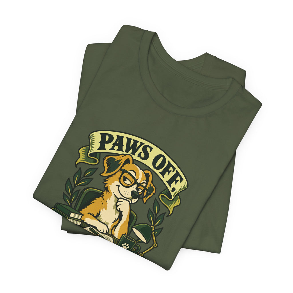 Paws Off, I’m Plotting Funny Pet Humor T-Shirt
