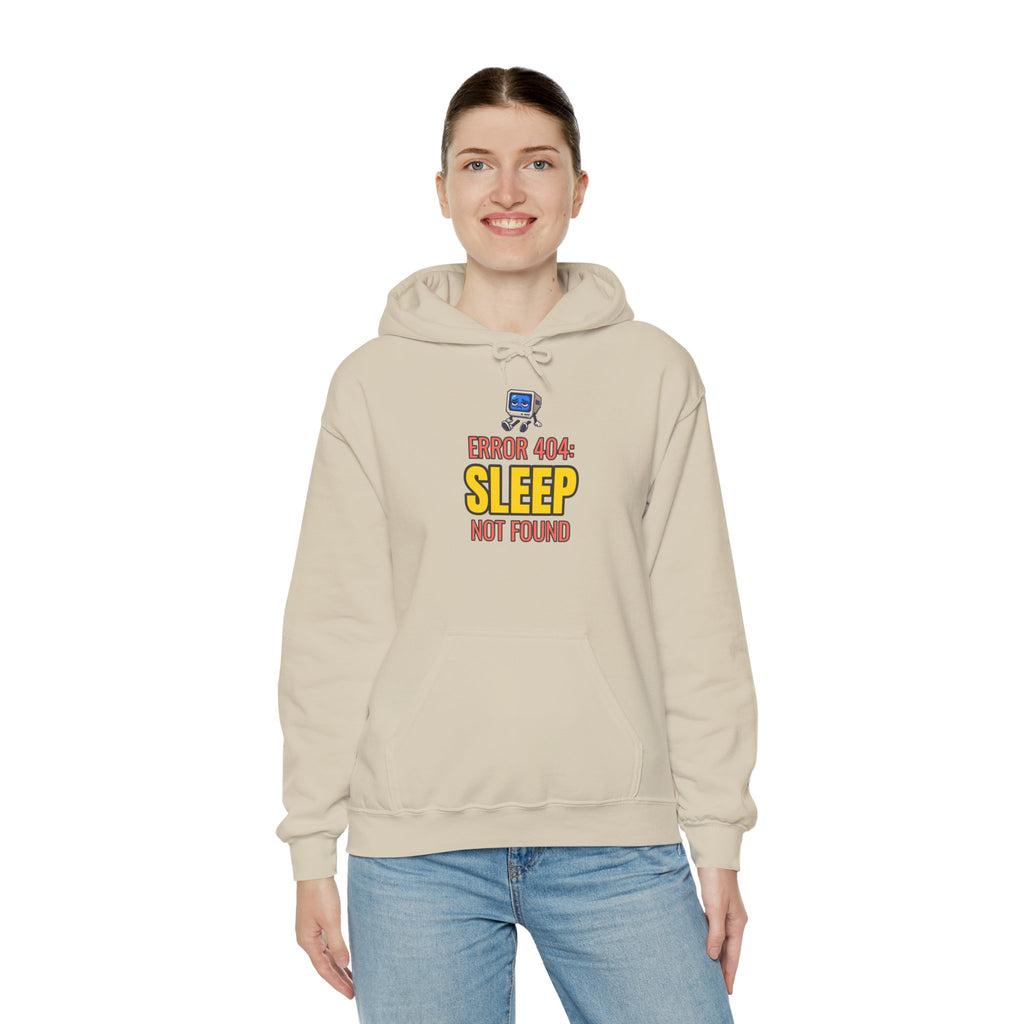 Error 404: Sleep Not Found Funny Programmer Hoodie