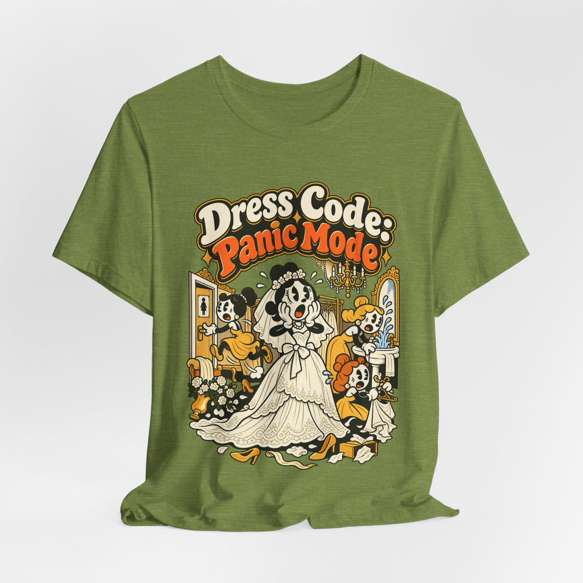 Dress Code: Panic Mode Funny Sarcastic T-Shirt