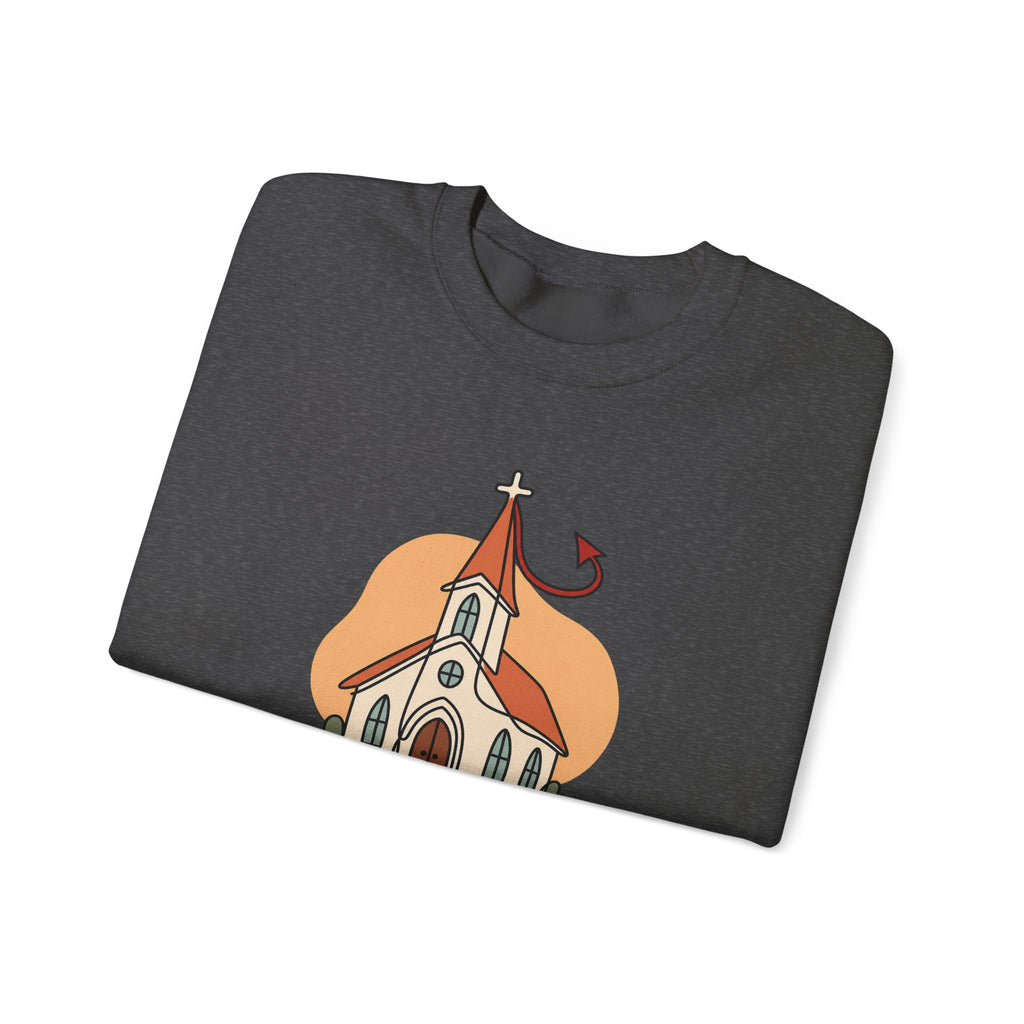 Today’s Schedule: Hell No Funny Christian Humor Sweatshirt