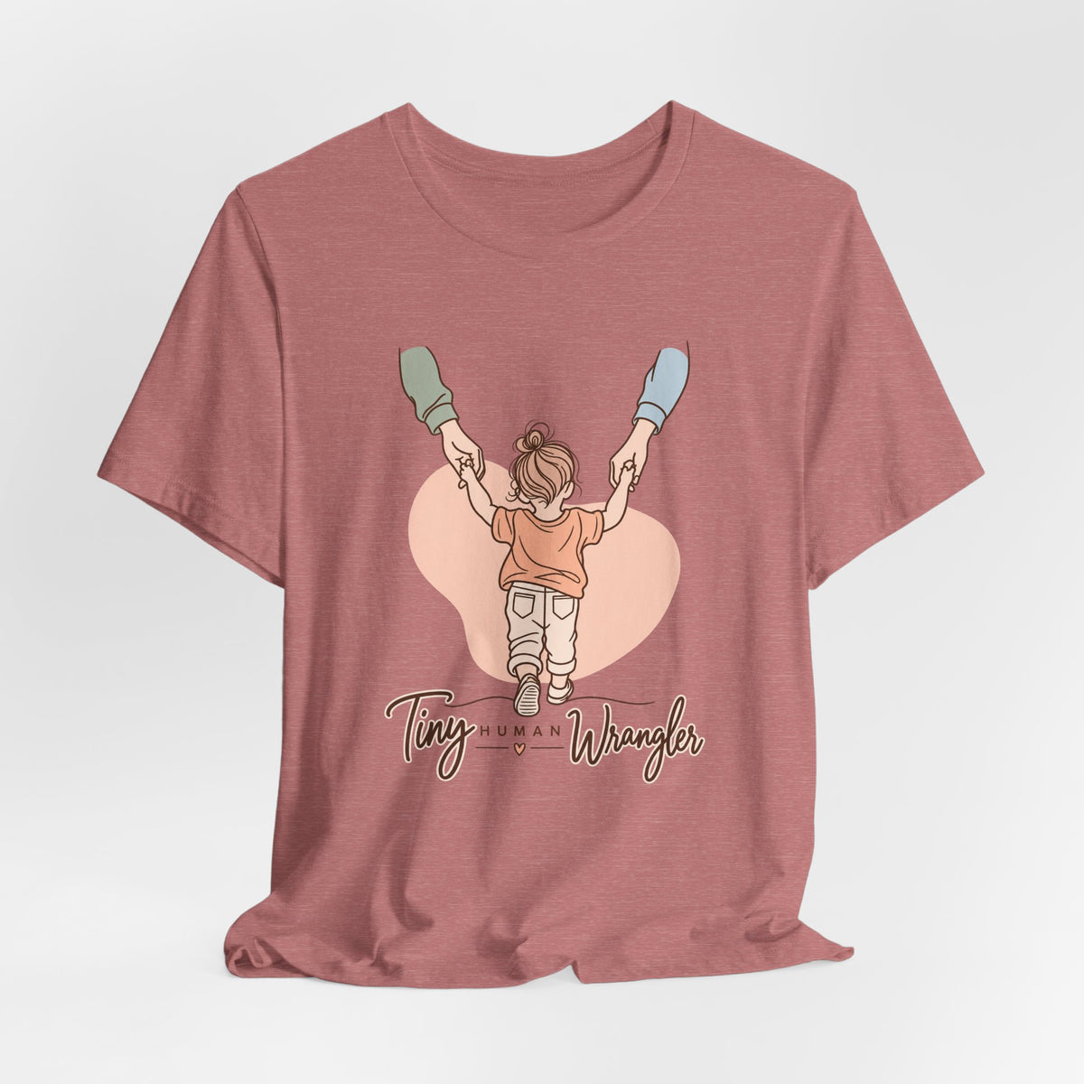 Tiny Human Wrangler Funny Parent T-Shirt