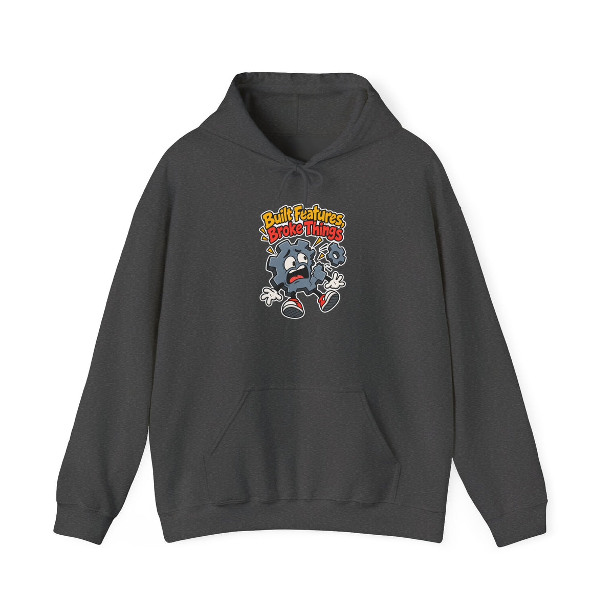 Built Features, Broke Things Funny Programmer Hoodie