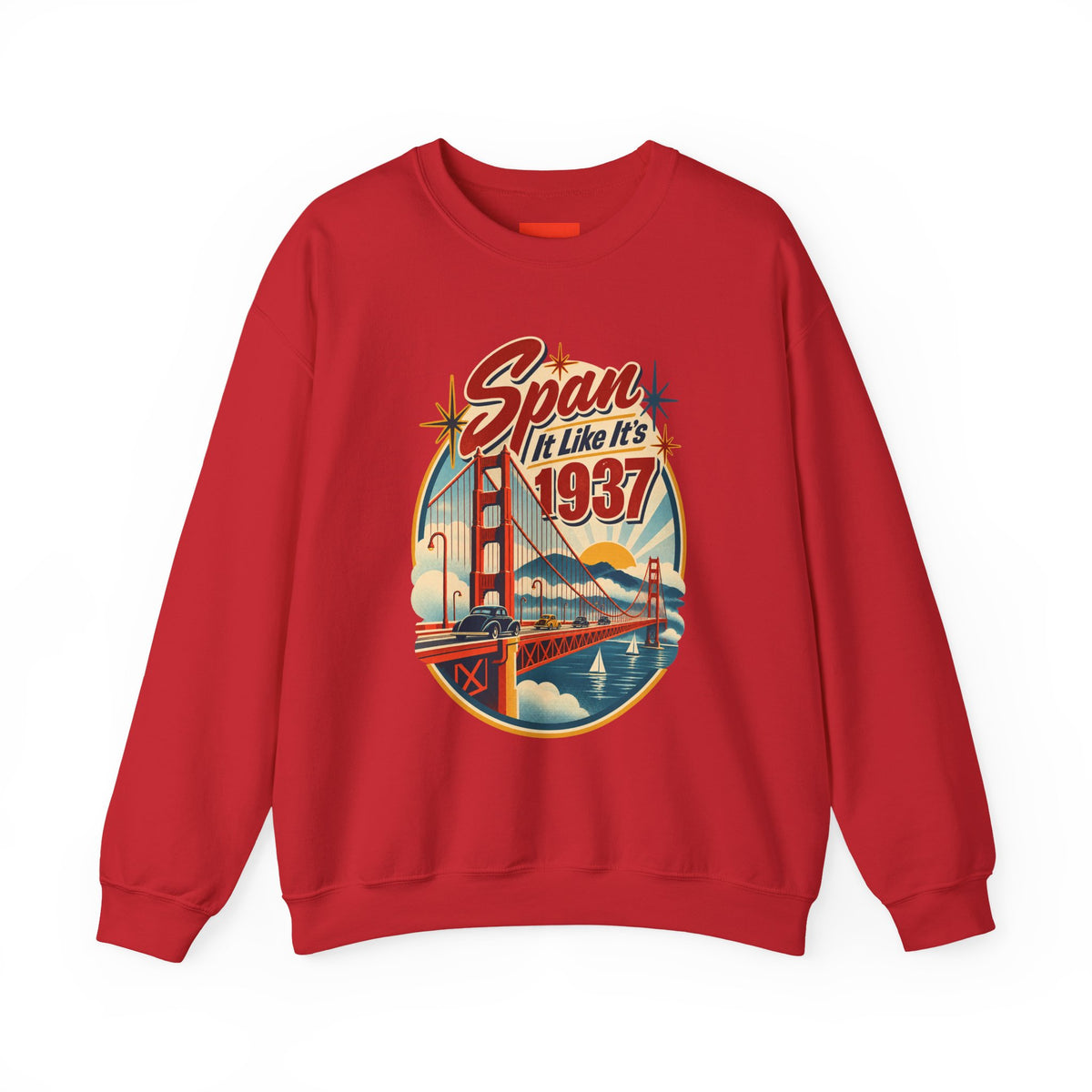 Span It Like It’s 1937 Funny Retro Sweatshirt