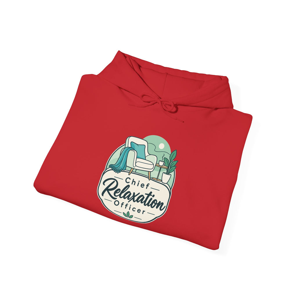 Chief Relaxation Officer Funny Office Hoodie