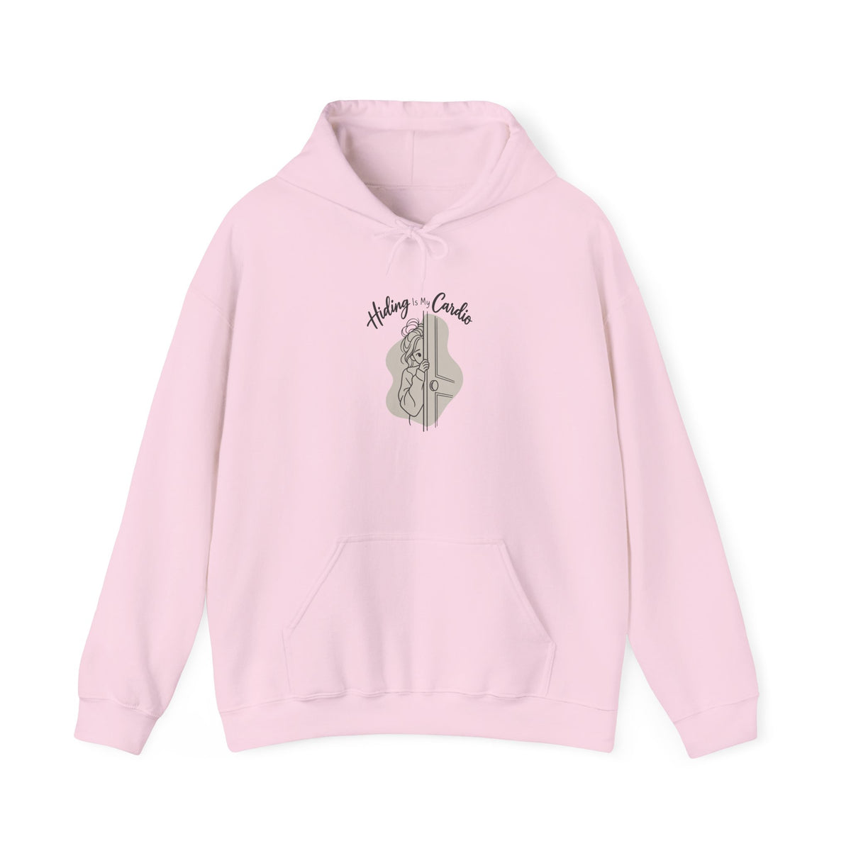 Hiding Is My Cardio Funny Introvert Hoodie