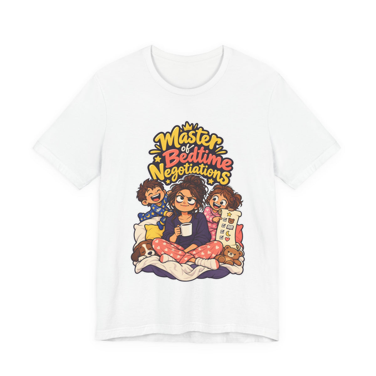 Master of Bedtime Negotiations Funny Parent Humor T-Shirt