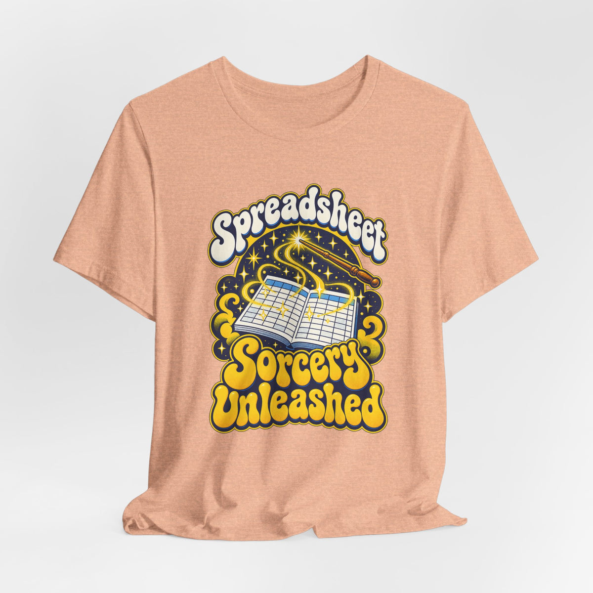 Spreadsheet Sorcery Unleashed Funny Office Humor T-Shirt