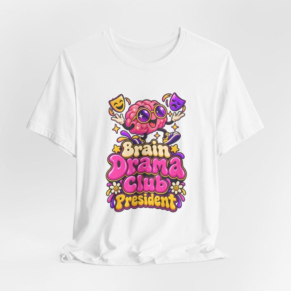 Brain Drama Club President Funny Y2K T-Shirt