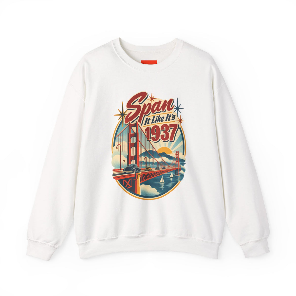 Span It Like It’s 1937 Funny Retro Sweatshirt