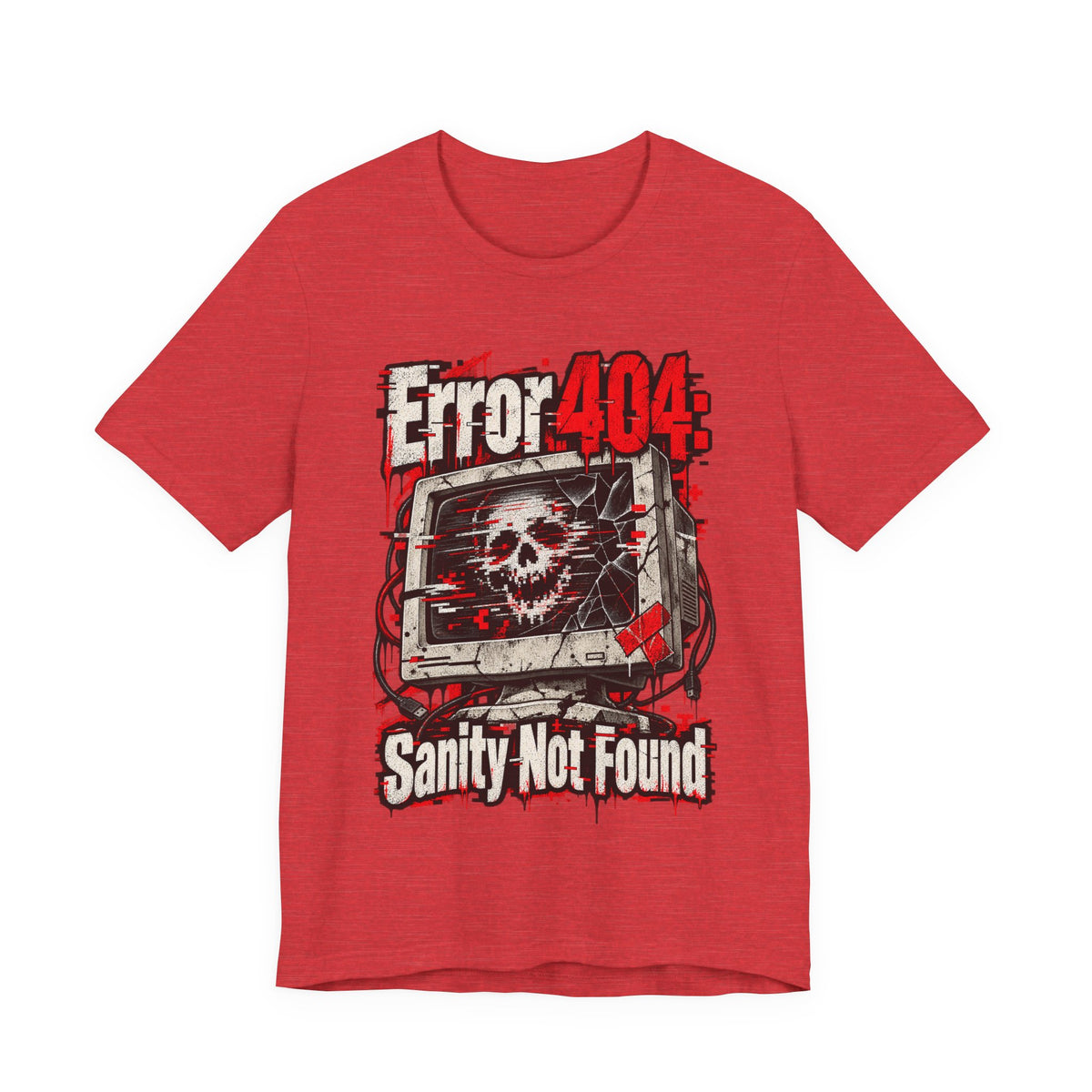 Error 404: Sanity Not Found Funny Tech T-Shirt