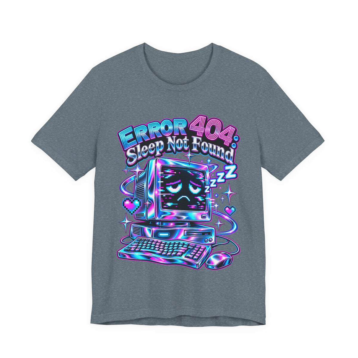 Error 404: Sleep Not Found Funny Programmer T-Shirt