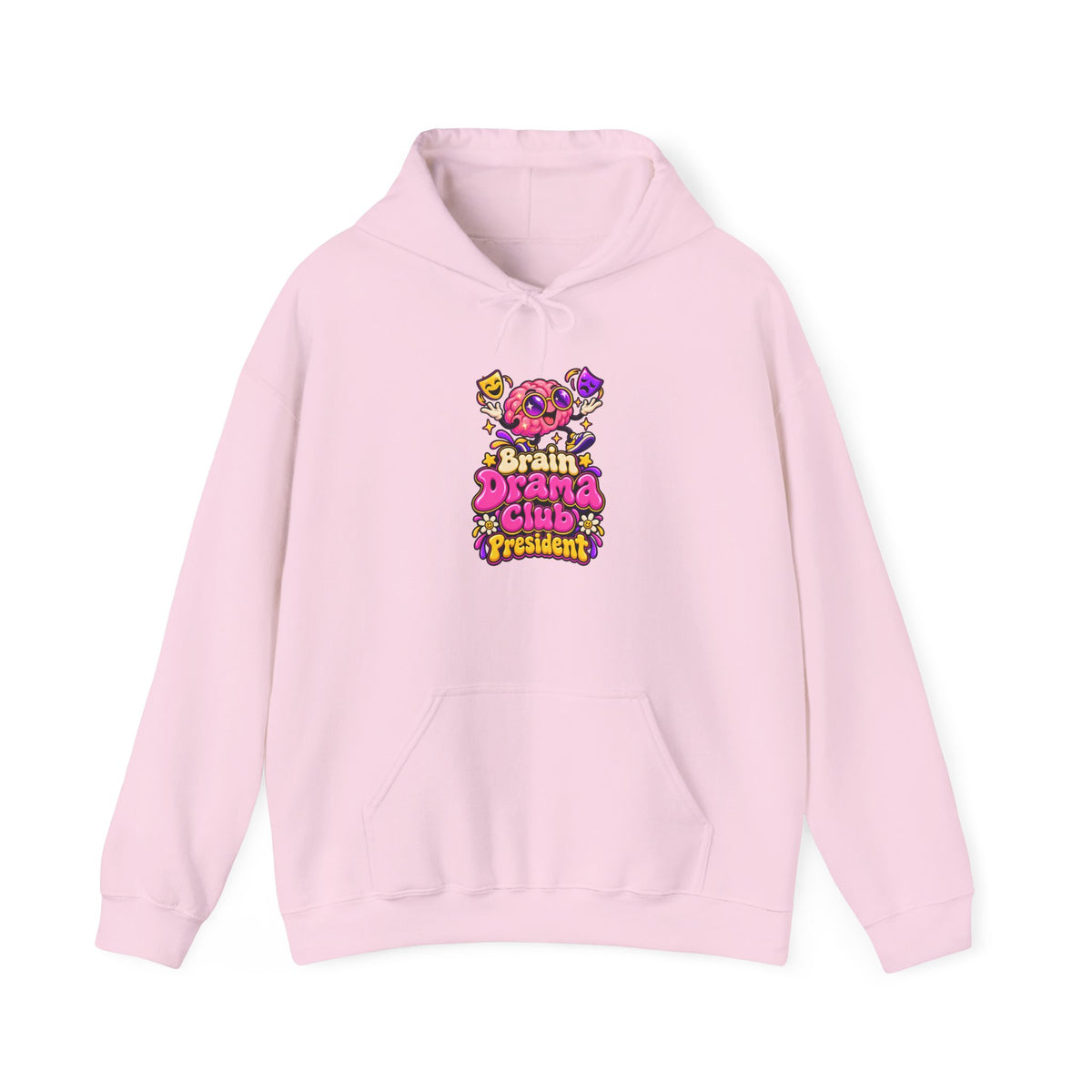 Brain Drama Club President Funny Y2K Hoodie