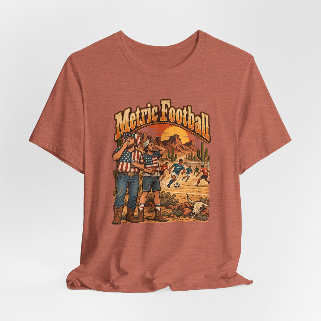 Metric Football Funny Western Ranch T-Shirt