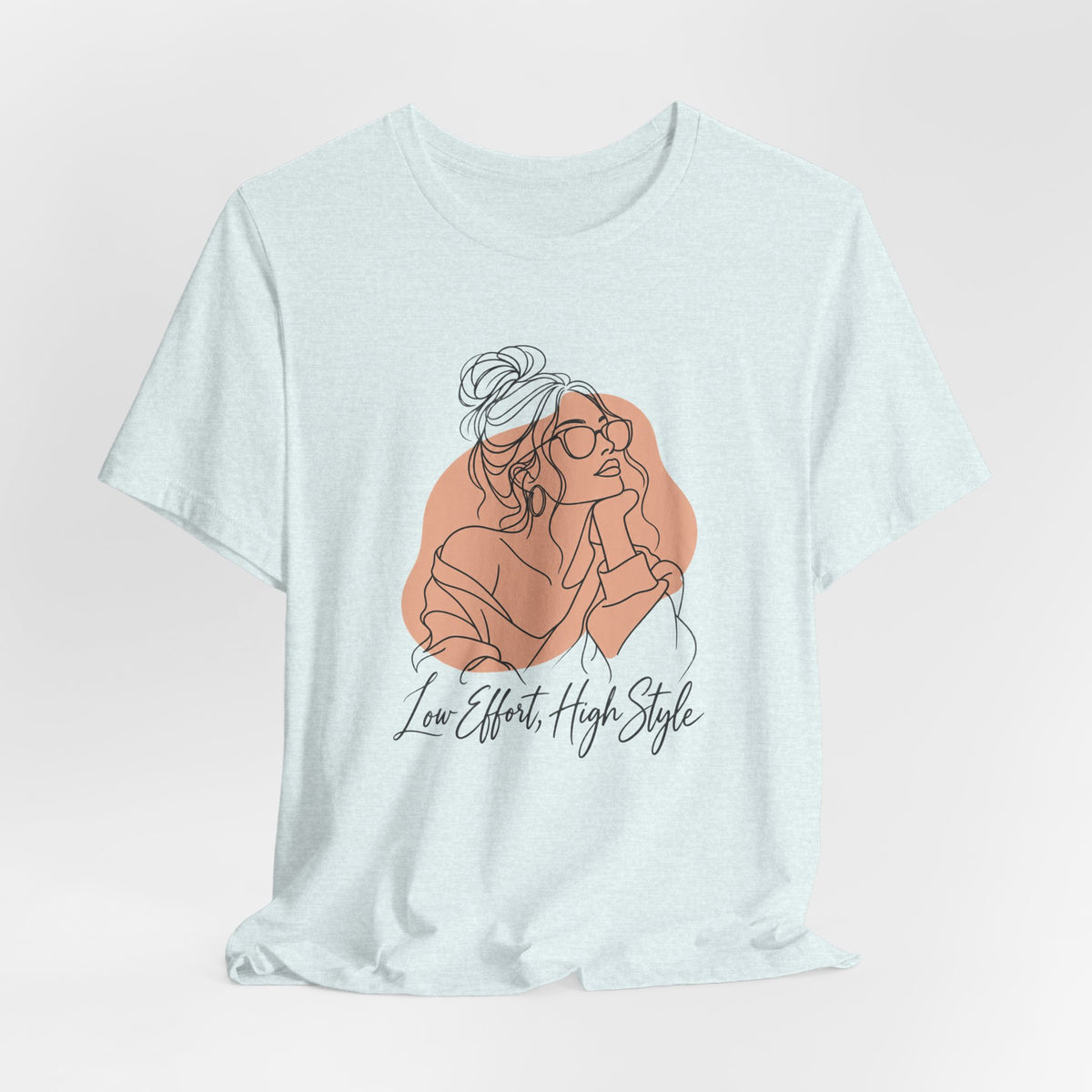 Low Effort, High Style Funny Minimalist T-Shirt