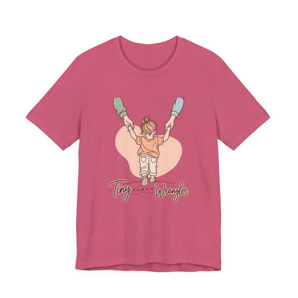 Tiny Human Wrangler Funny Parent T-Shirt