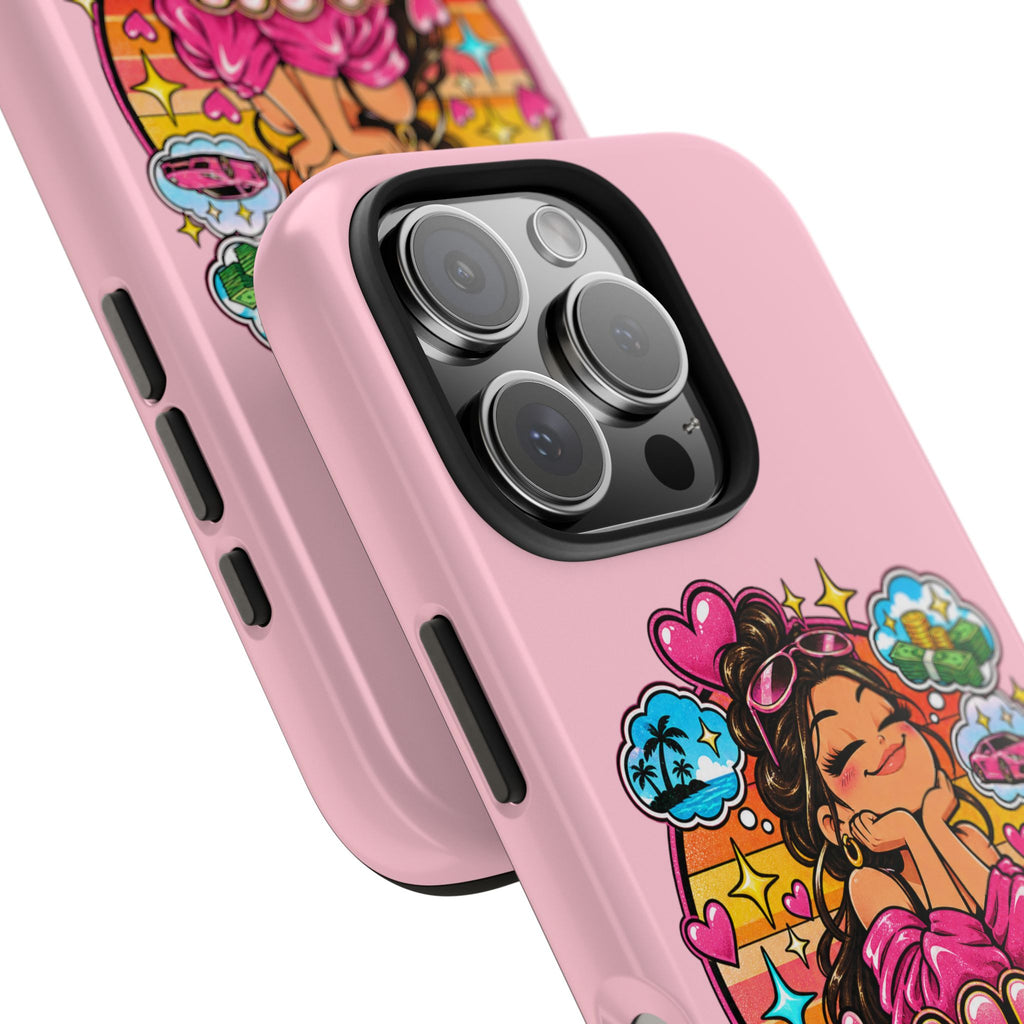 Delulu Is the Solulu Pink Tough Phone Case — Kawaii Cute Protective Case
