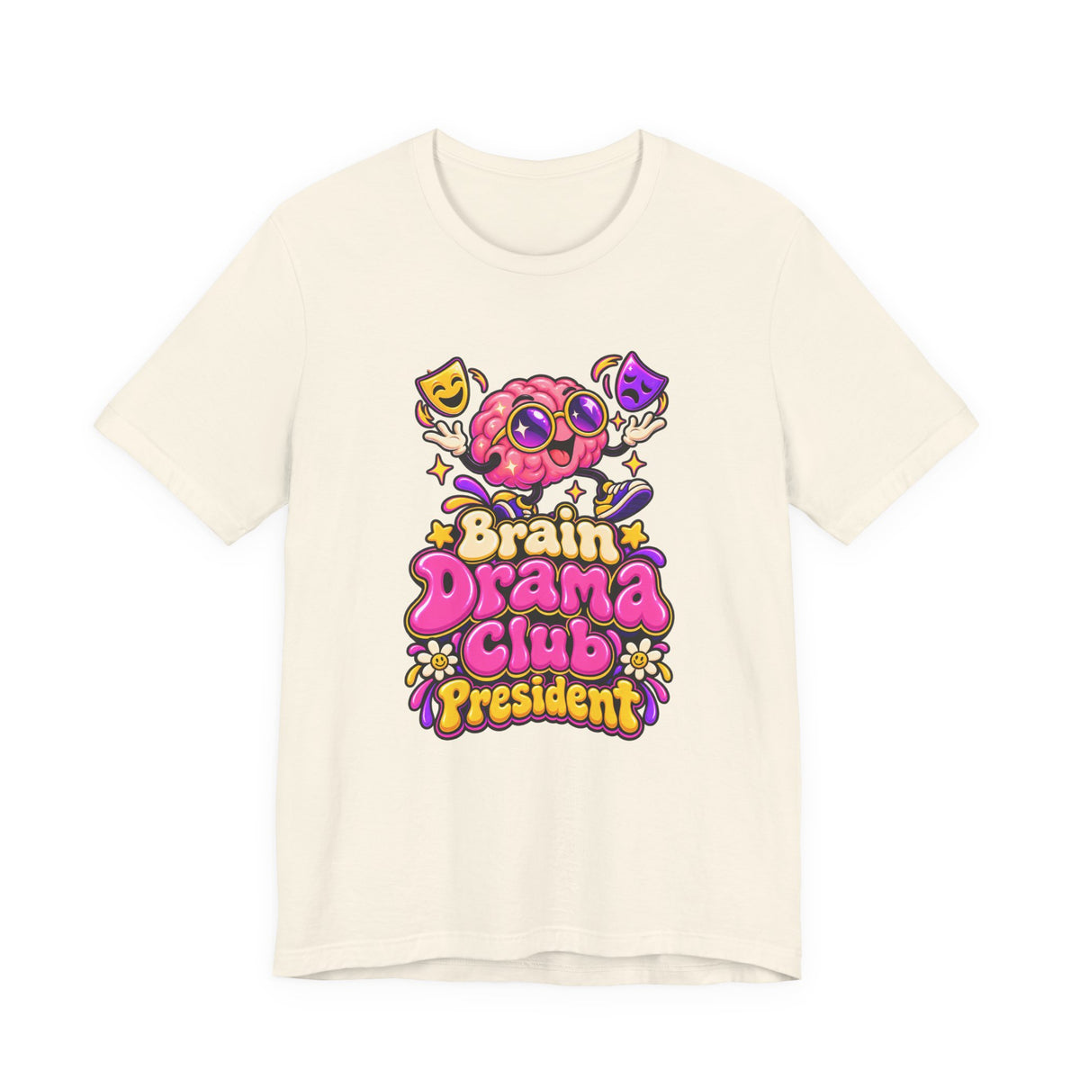 Brain Drama Club President Funny Y2K T-Shirt