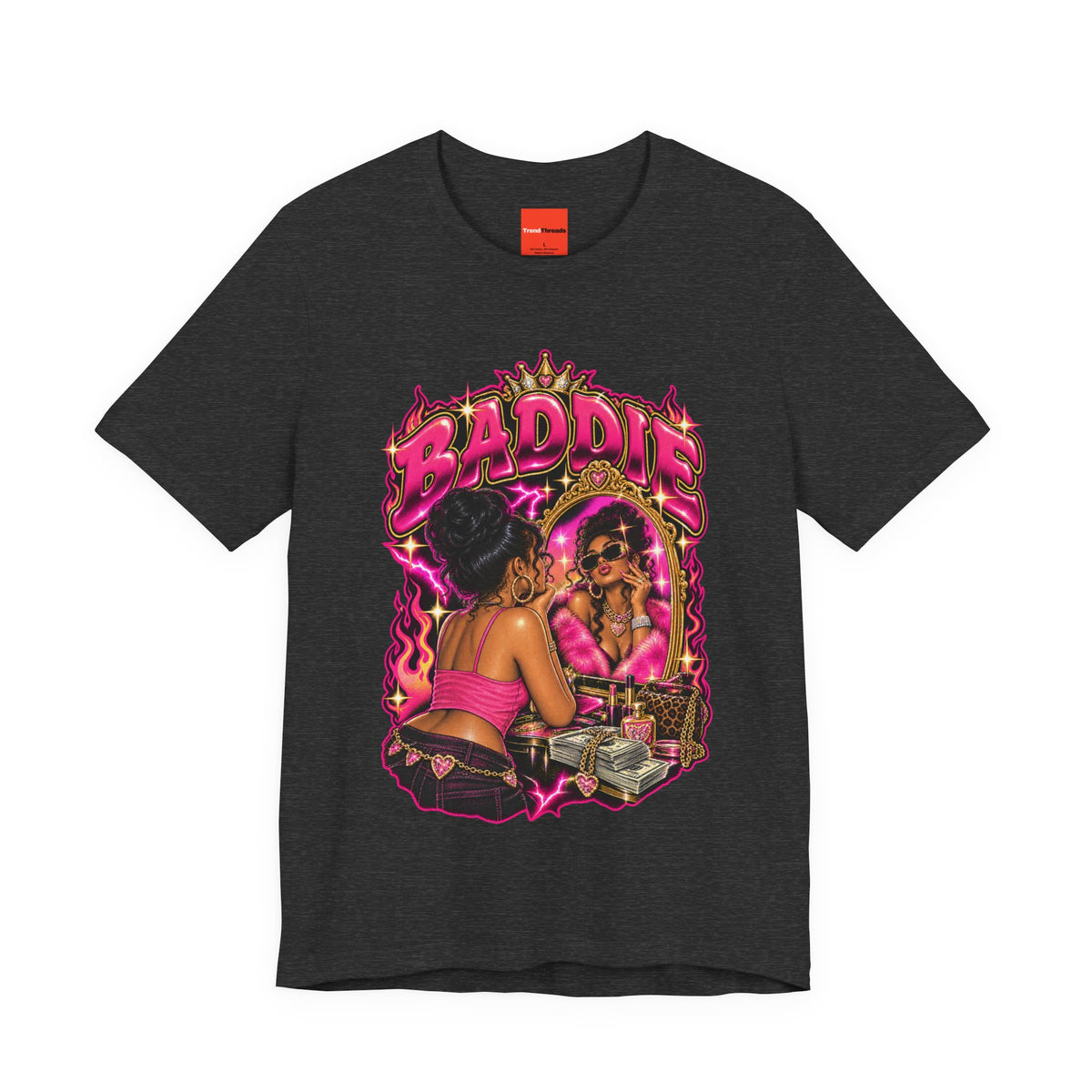 BADDIE Funny Retro Vintage T-Shirt