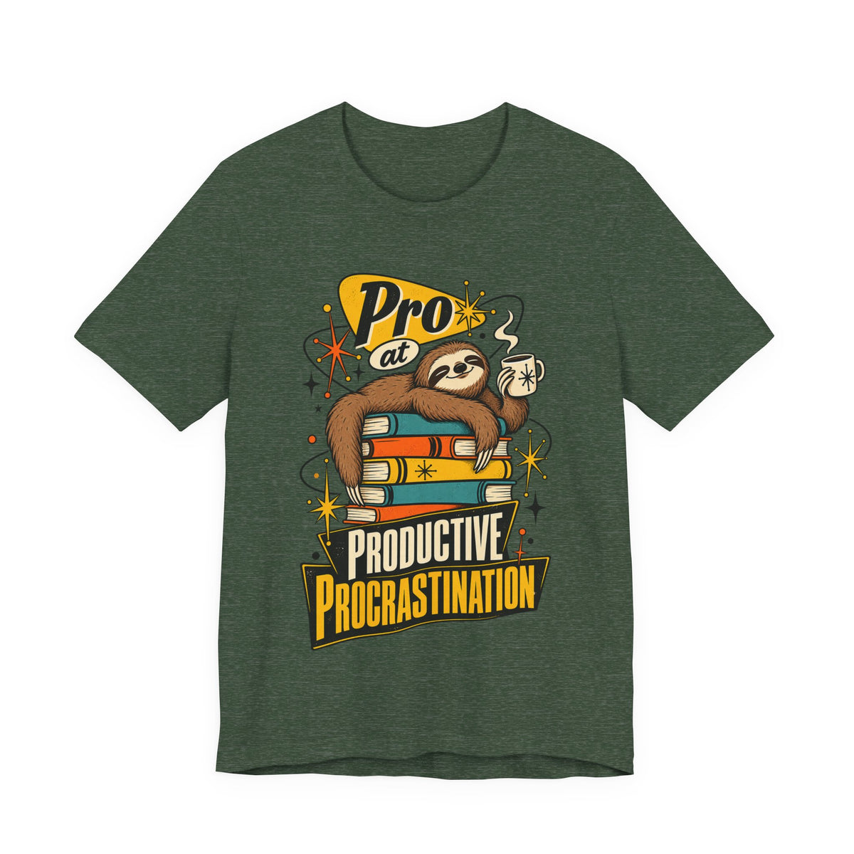 Pro at Productive Procrastination Funny Sarcastic T-Shirt