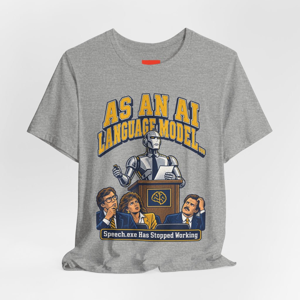 Speech.exe Has Stopped Working Funny Programmer T-Shirt