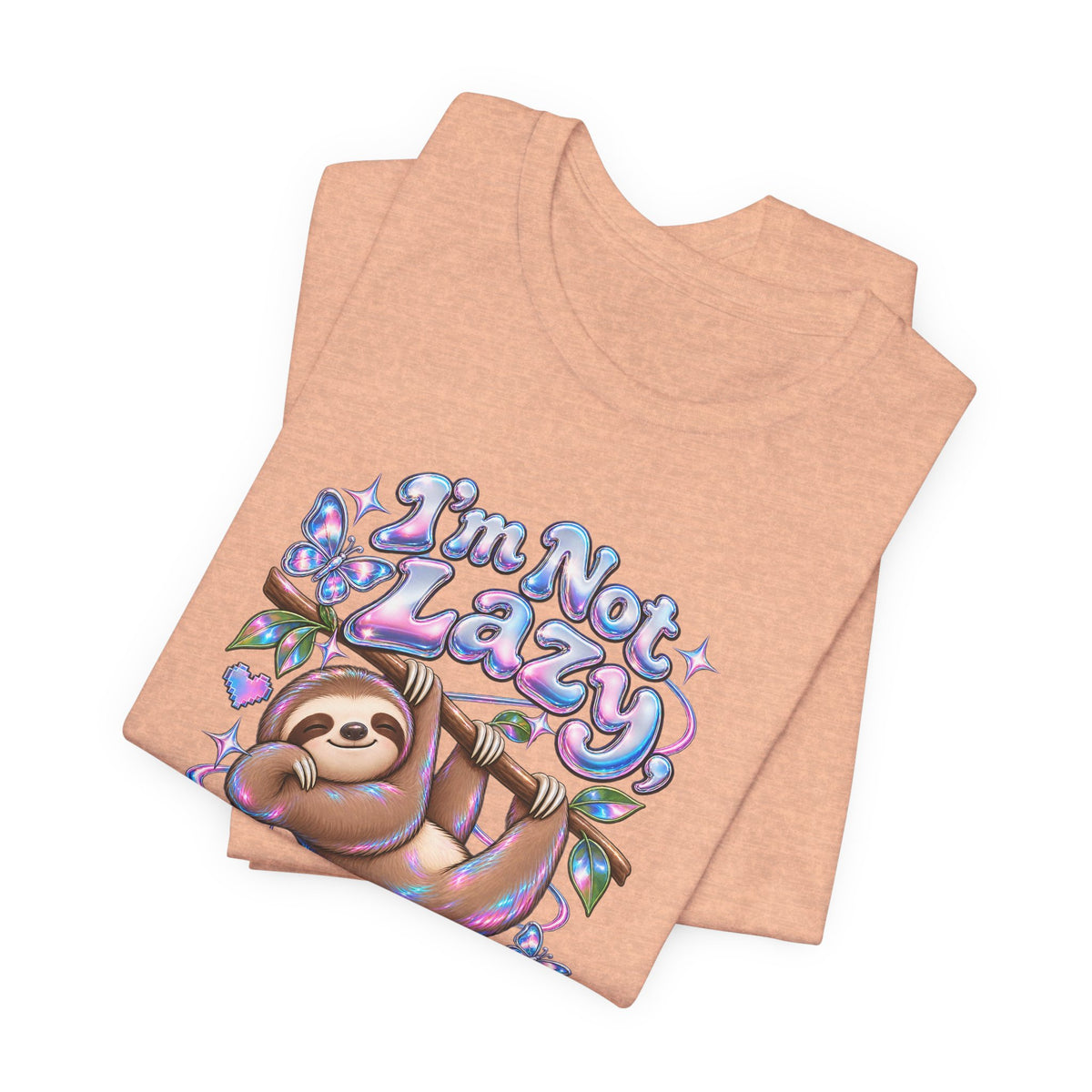 I'm Not Lazy, Just Energy Efficient Funny Casual T-Shirt
